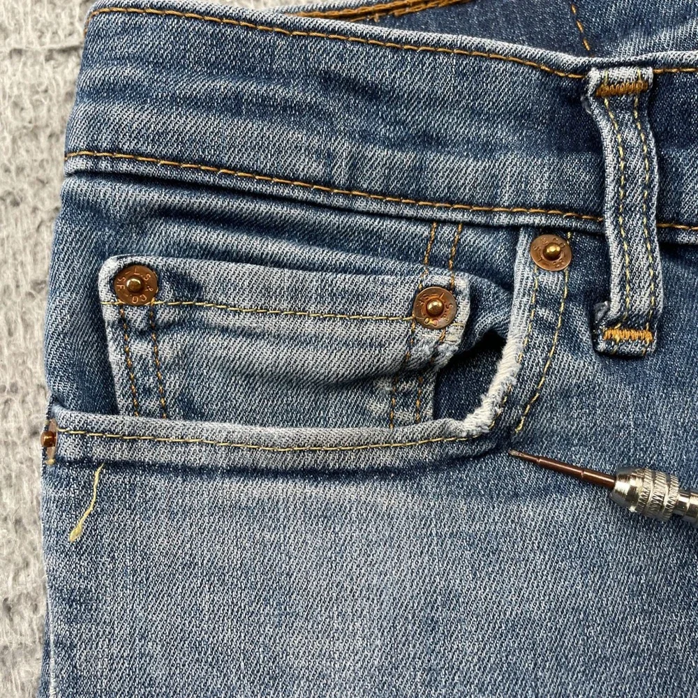 Levi's 511 Jeans Mens 28x30 Blue Slim Fit Stretch Denim Casual 5-Pocket 15863